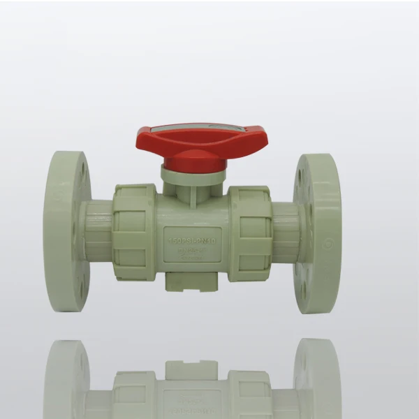 Valvulas para piscinas U-PVC для бассейна двойной шаровой клапан DN20