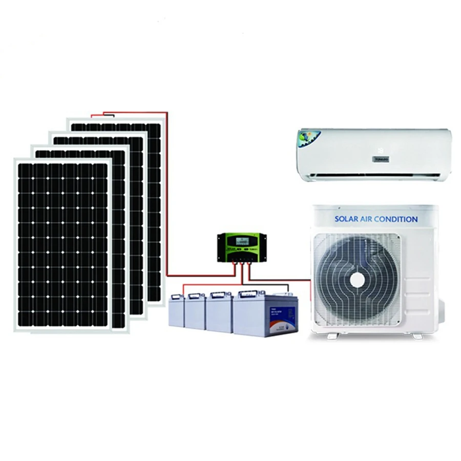 Smart 9000btu Off Grid Wall Split DC Electric Solar Energy Hybride Powered Air Cooler Conditioner