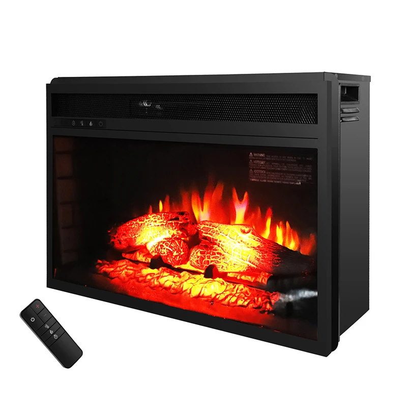 New  26 inch 1500w Temperature Adjustable Remote Controls Decorative Insert Electric Fireplace