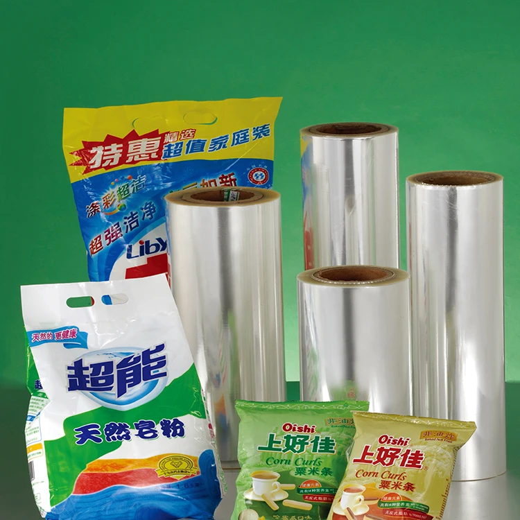 Factory hot sale cold holographic plastic Woven bags soft touch lamination film