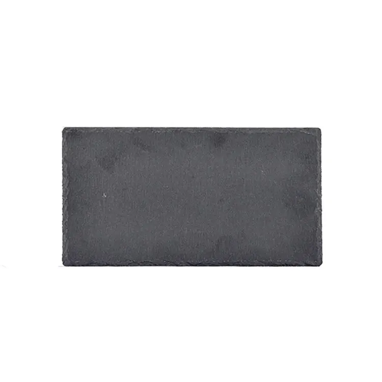 
2021 Newest Wholesale Custom Kitchen Laser Engrave Rectangle Slate Stone Plate 