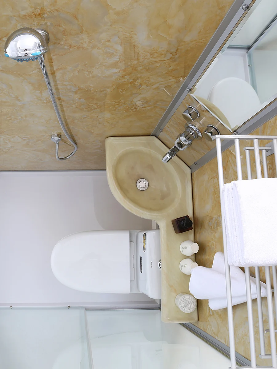 
Hot Sale RV Bathroom Capsule Modular Bathroom Pods with Fan Heater 