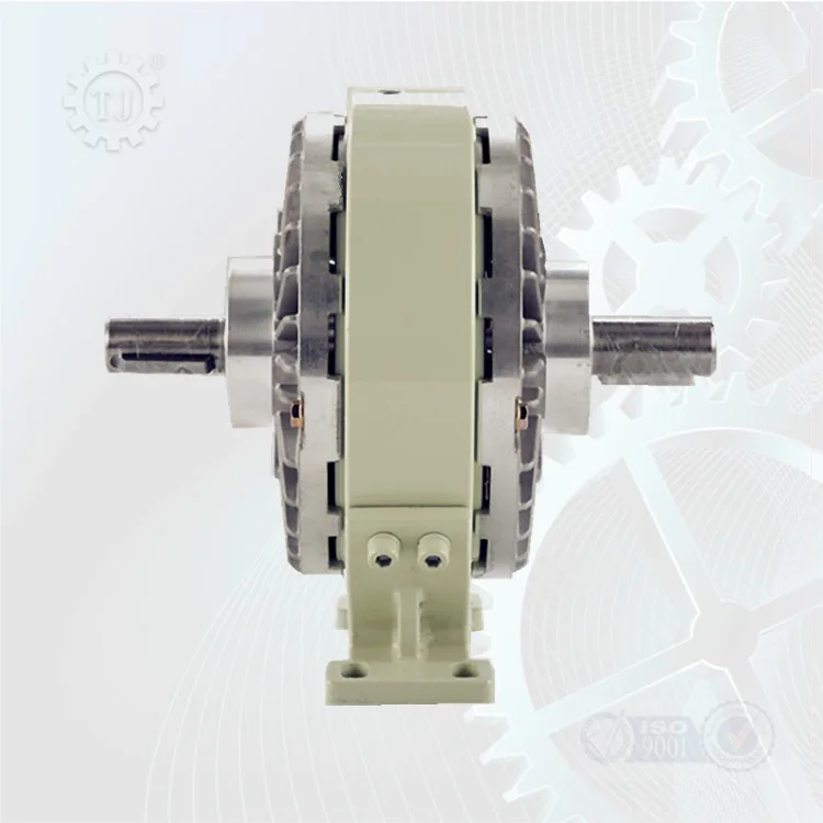 Double shaft winding water cooling magnetic powder clutch for printing machines
