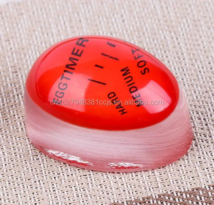 
Egg-shaped Mechanical Colour Changing Egg Timer Heat Sensitive Egg Timer in Boil Water For Cooking Kitchen Tools 
