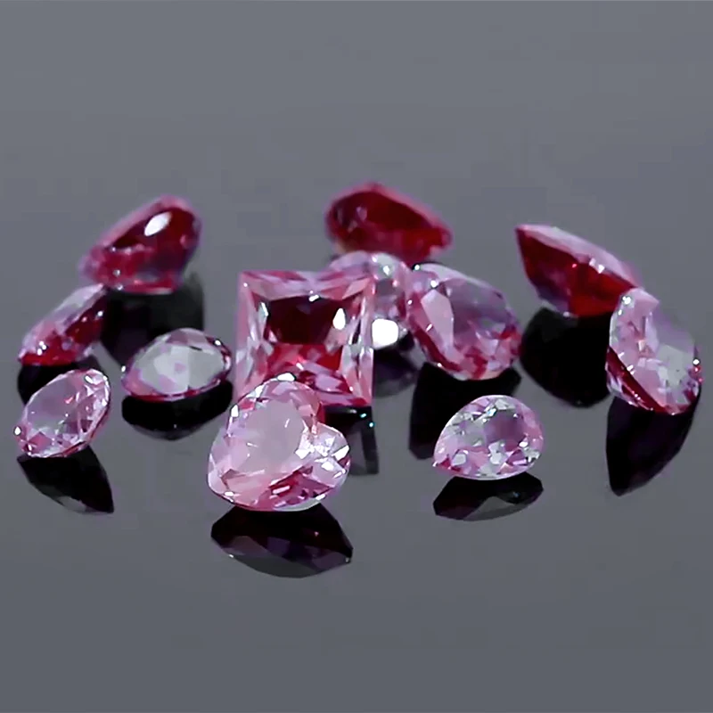 Luster Size From 5mm Round and Fancy Shape Color Change Lab Grown Alexandrite Gemstones for Jewelry Making