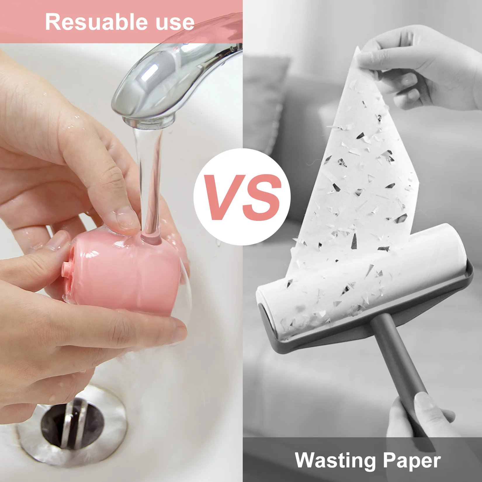 Hot Selling Reusable Portable Pet Lint Roller Pet Accessories Pet Grooming Products for House Cleaning