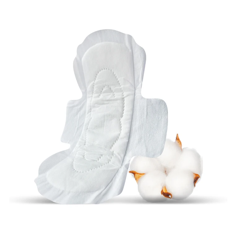 Niceday Organic Menstrual Pads Feminine Hygiene Biodegradable Pads with Wings, Regular Absorbency,10pcs/box