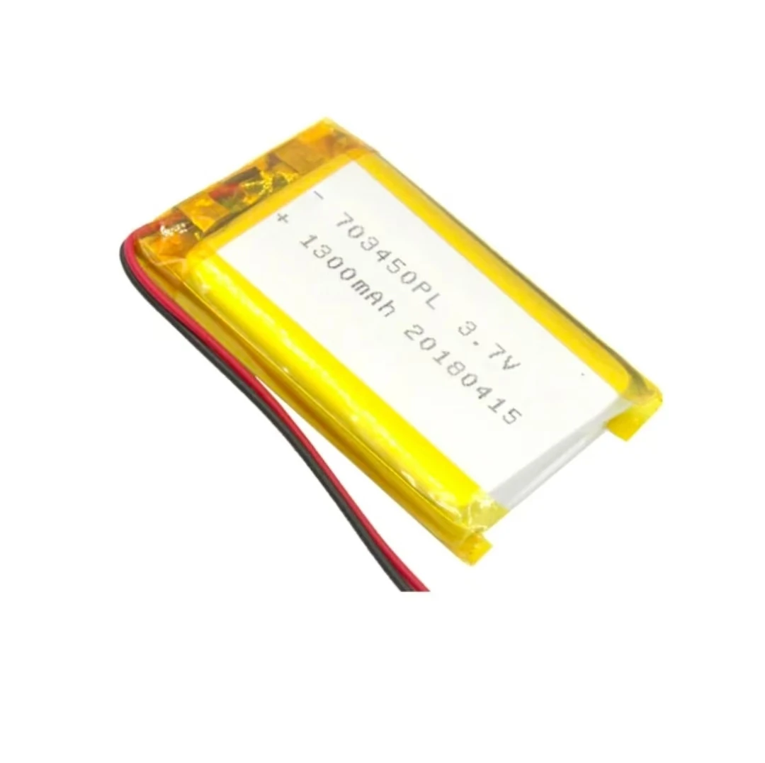 Аккумуляторная литий-полимерная батарея KXD 6V 3 7 v 1300mah 703450PL для электроинструментов игрушки Бытовая электроника с анодным материалом LCO