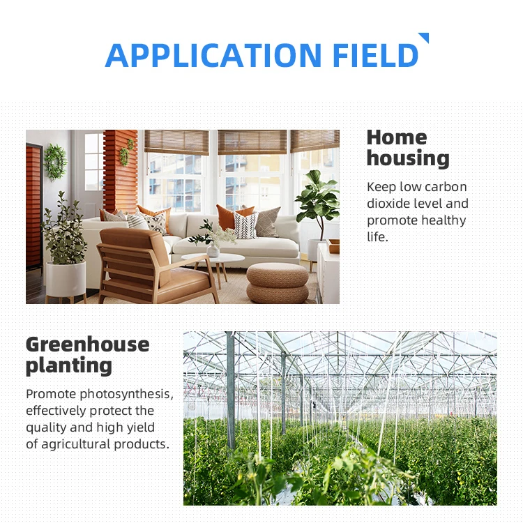 New Design 5 In 1 Wifi Infrared Carbon Dioxide Detector CO2 Detector Portable Temperature And Humidity Air Quality Monitor