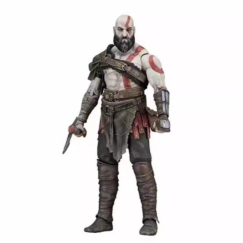 NECA God of War Kratos Action Figure Collection Model Toy Action Figures Doll Kratos Box Desktop decoration