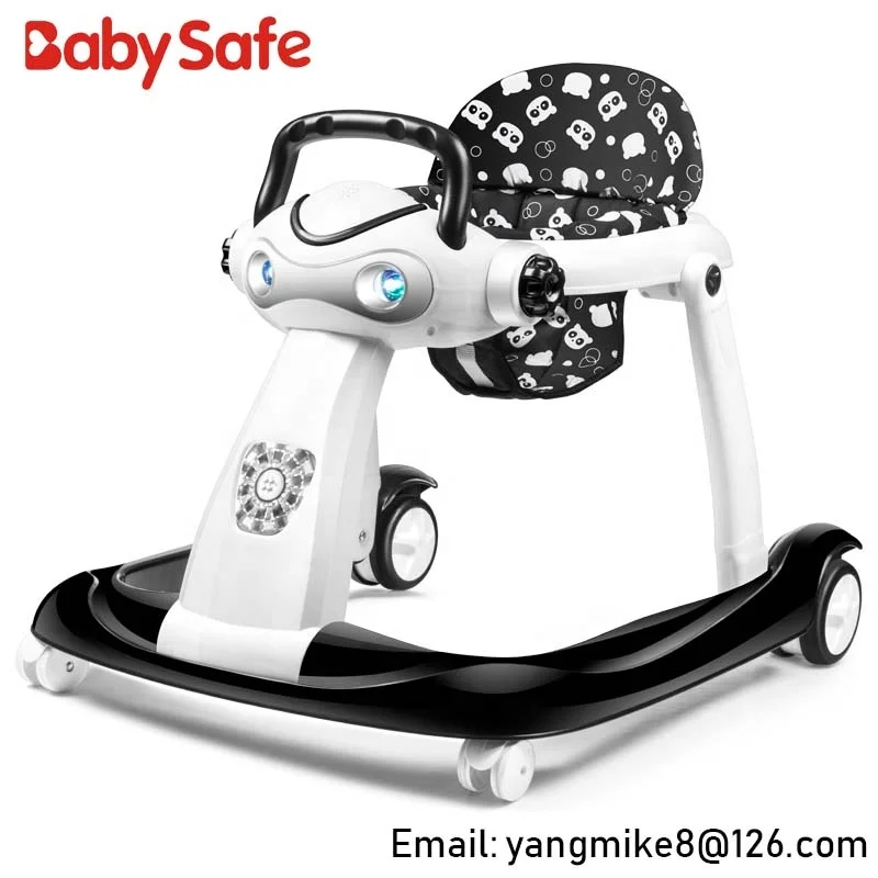 Babysafe inflatable Sit-to-Stand Learning Baby Walker with Activity Tray