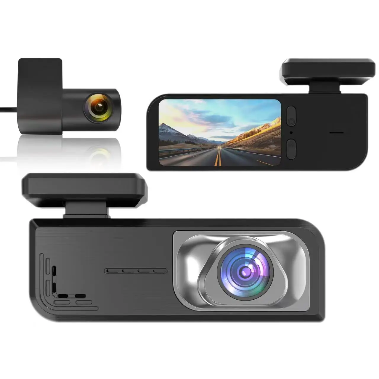 E-Too 2 Inch HD Car Black Box with GPS 4K WiFi Dash Camera ADAS 4K Dual Lens Front Rear Dual Lens Car DVR 4K WiFi Dashcam