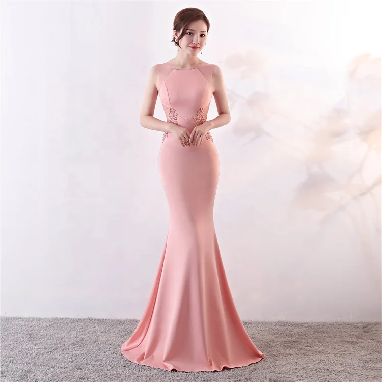 
926 # Evening Dress Female Banquet Host Elegant Five colour club Party Dress wedding dress  (62309950054)