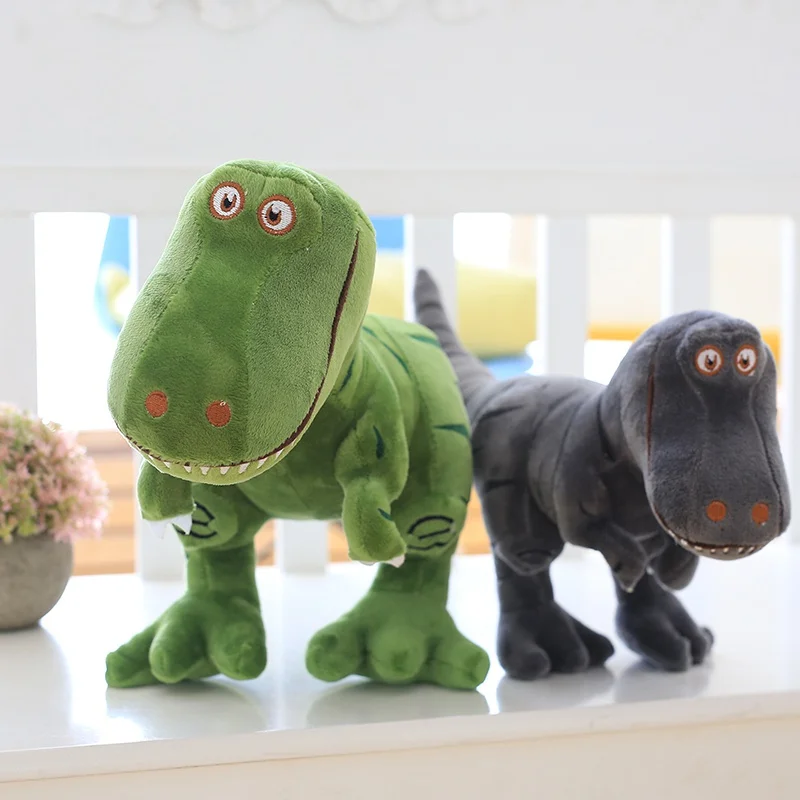 China Factory Custom Wholesale cute stuffed animal plush soft dinosaur toy for kids