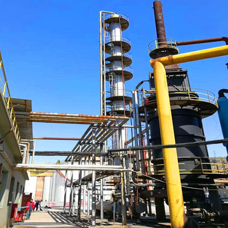 Good diesel quality with high yield used engine oil recycling machine