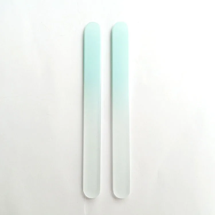 Cute Pink Baby Glass Nail File Clear Safety Finger Foot Nail File For Sale