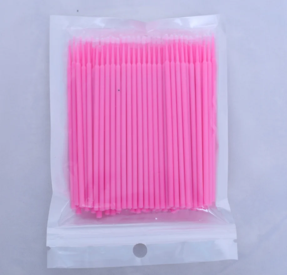 Disposable grafted eyelash cleaning cotton swab intimate makeup micro brush