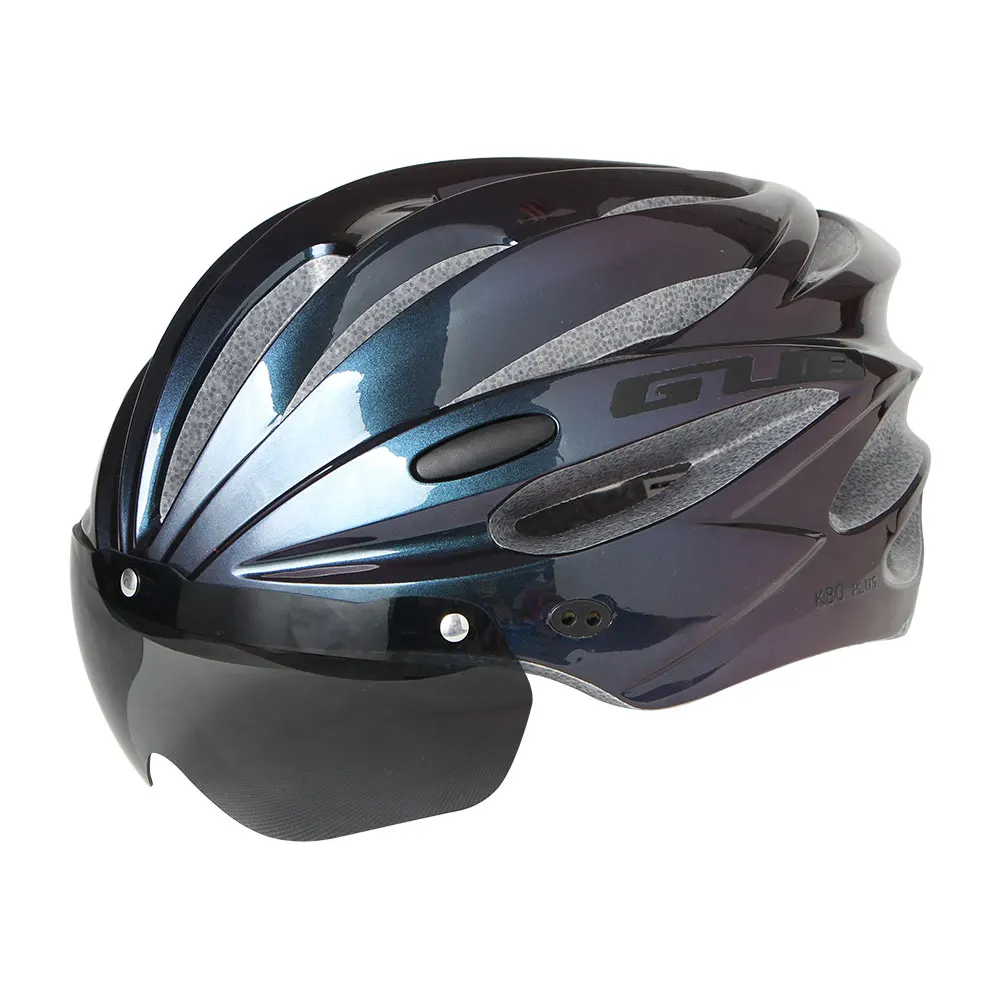 GUB K80 PLUS Aurora Color Bicycle Helmets Cycling Colorful City Scooter Skate board Bike Helmet With Lens Visor