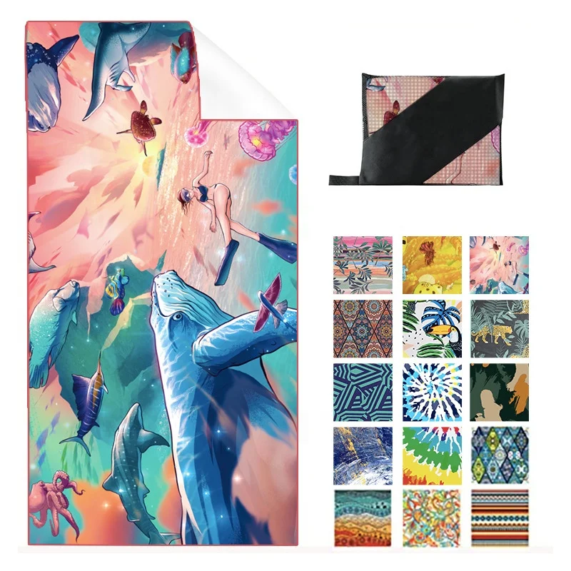 Wholesale Good quality high quality summer micro fibre towel beach