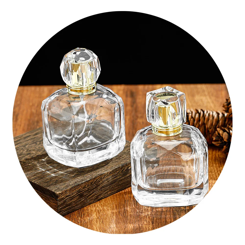 Custom perfume glass bottle luxury spray perfume 50ml glass bottle for female