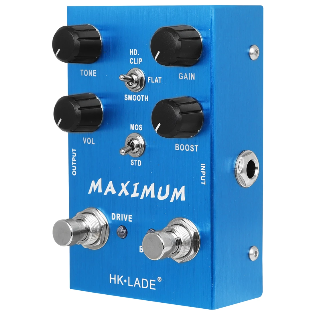 HK LADE MAXIMUM Overload Effect Tone/Gain/Volume/Control for Guitar Bass Alloy Effect Pedal