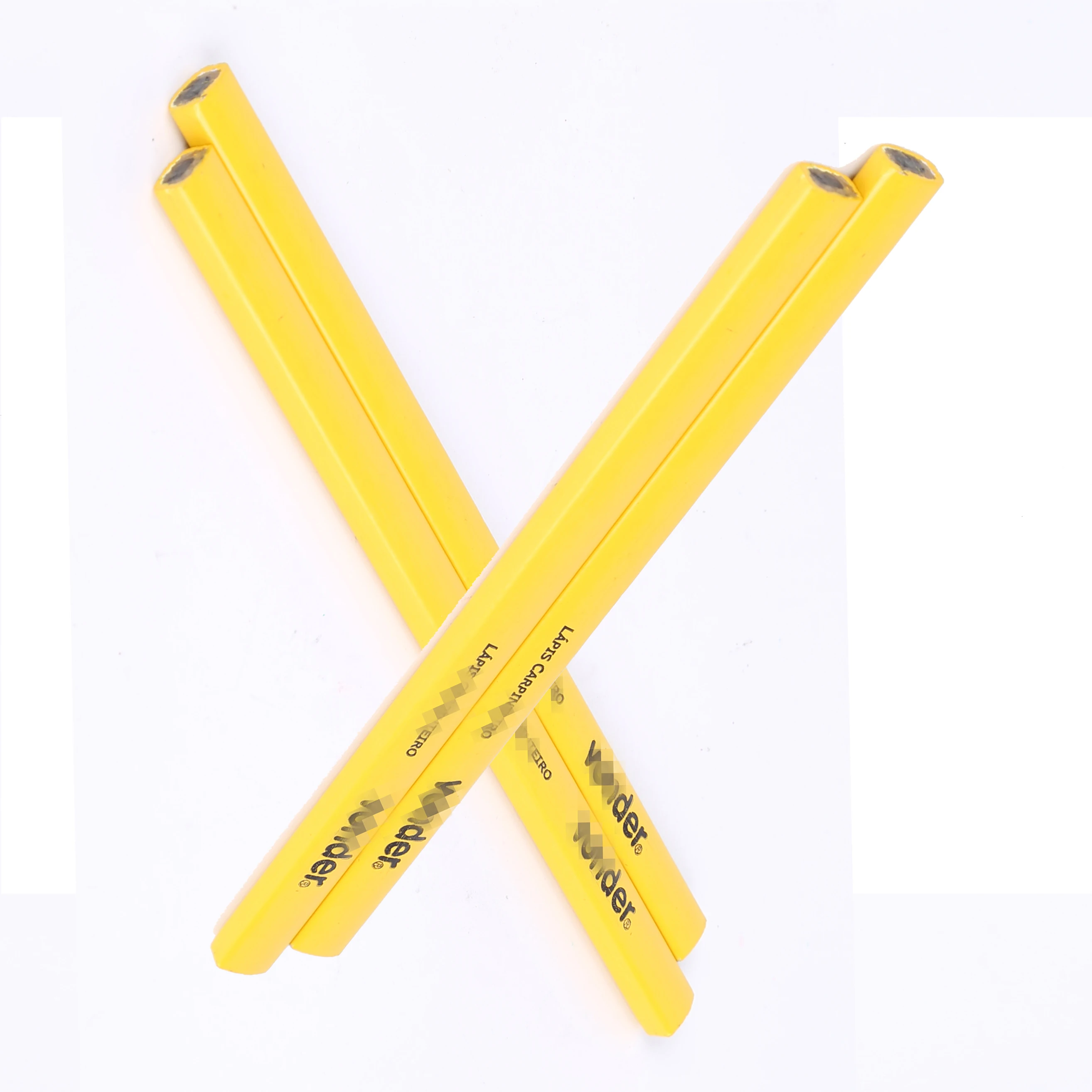 Wholesale Professional Leader Carpenter Construction Pencil Environmentally Friendly Wood Square Pencil