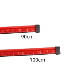 1M High Mount Rear Tail Brake Led Warning Strip Light Car Strobe Flashing Stop Lamp 12V Flexible Led Flow Red Color Running