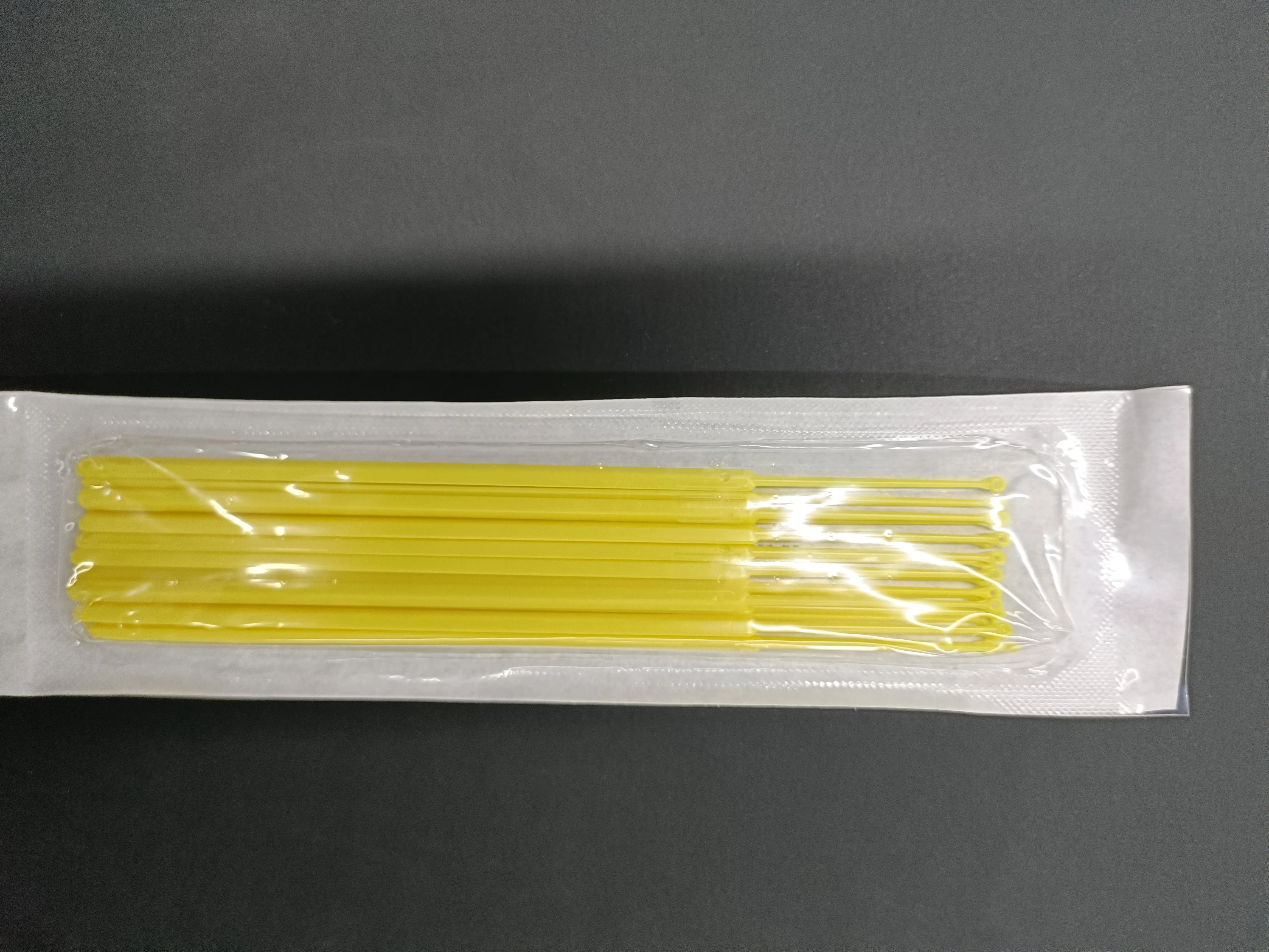 1ul Disposable Economic Inoculation Loop Yellow Color For Laboratory Use