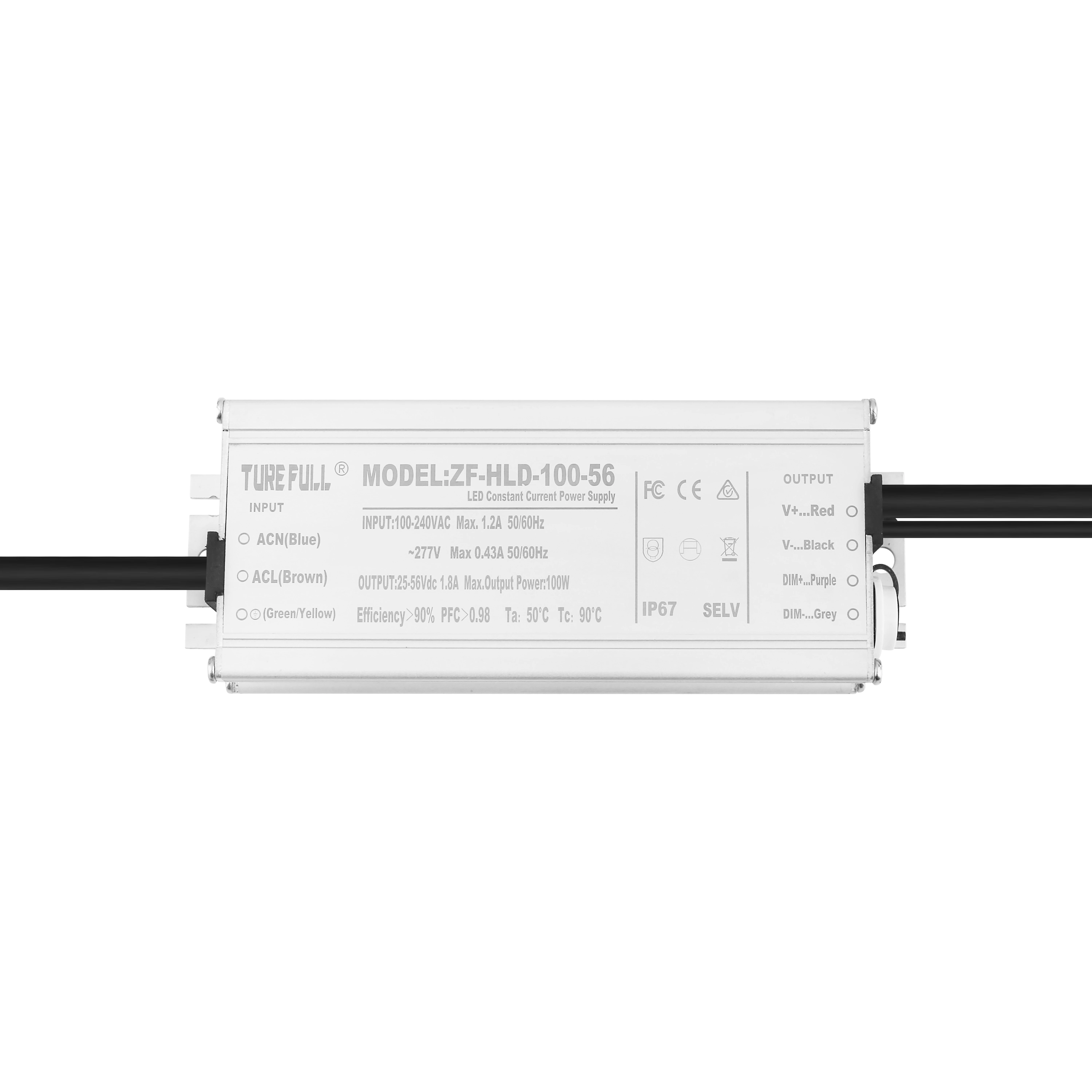 TURE FULL New Products XLG-HLD 50w 75w 100w 150w 200w 240w 320w 12v 24v DALI-2 Digital Dimming LED Driver