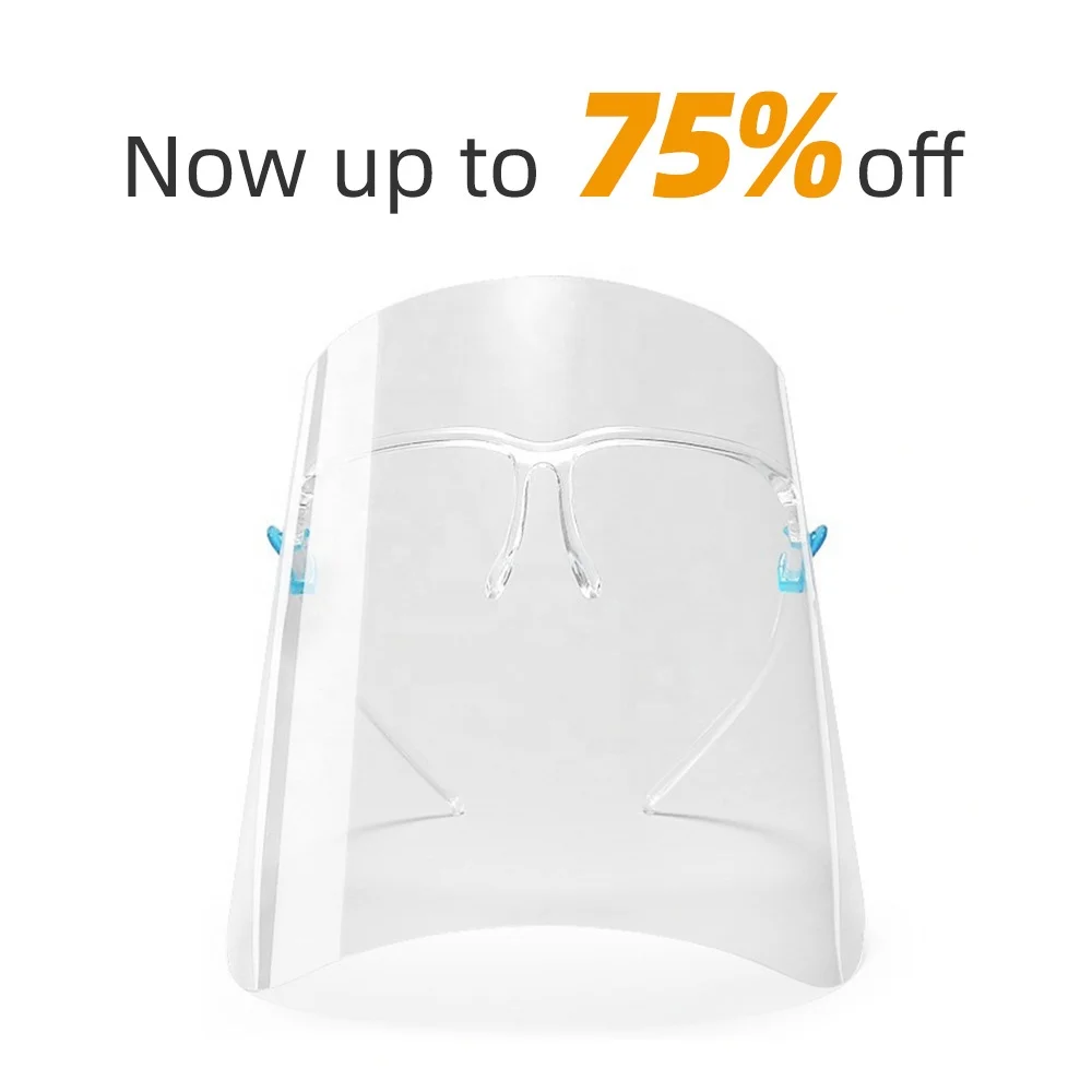 Wholesale Price Fashion Face Shield Full Face Cover Faceshield Protective Face Shield Glasses