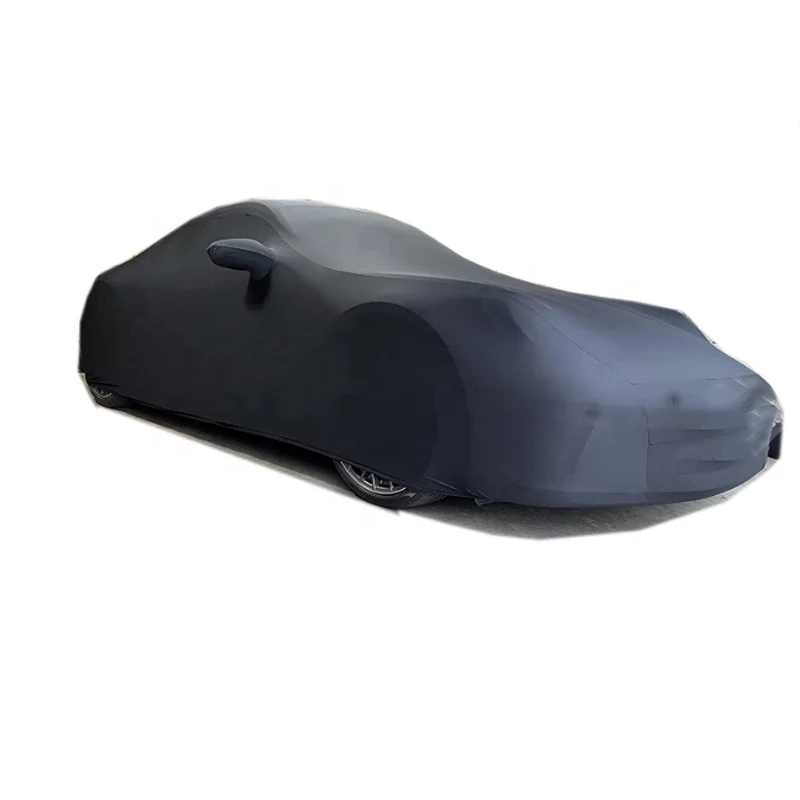 Custom Car Cover Super Soft Stretch Breathable Velvet Stretch Dust-Proof Full Car Cover