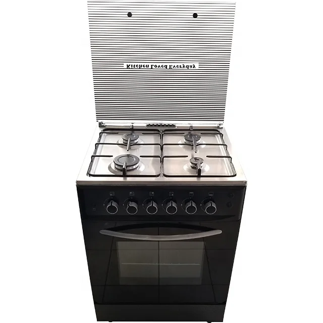 kitchen cooker gas stove range free standing convection electric oven with glass cover