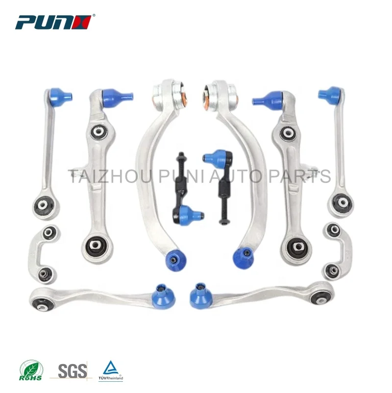 12pcs High Quality Suspension parts Front Upper Control Arm Kit for Audi A4 A6 B7 B6 8E0407151E 8E0498998