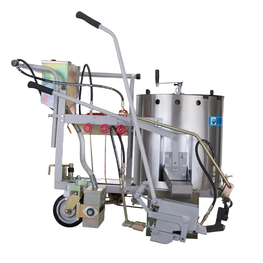 Portable Thermoplastic road marking machine Hand push hot melt line road marking machine