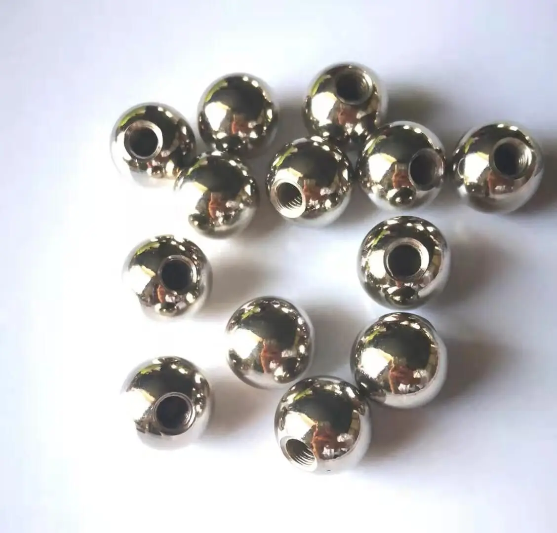 High quality steel ball 10mm-15.8mm 304 316 stainless steel ball can drill thread