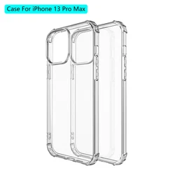 2022 New Phone Accessories Transparent Tpu Silicone Clear Sublimation Blank Phone Case