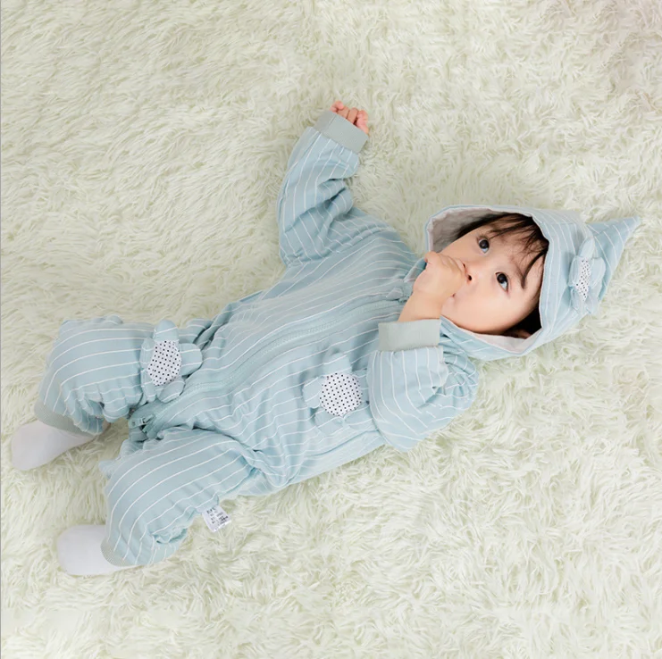 Новый дизайн осенней детской одежды оптом хлопковые комбинезоны для мальчиков и девочек Одежда для новорожденных