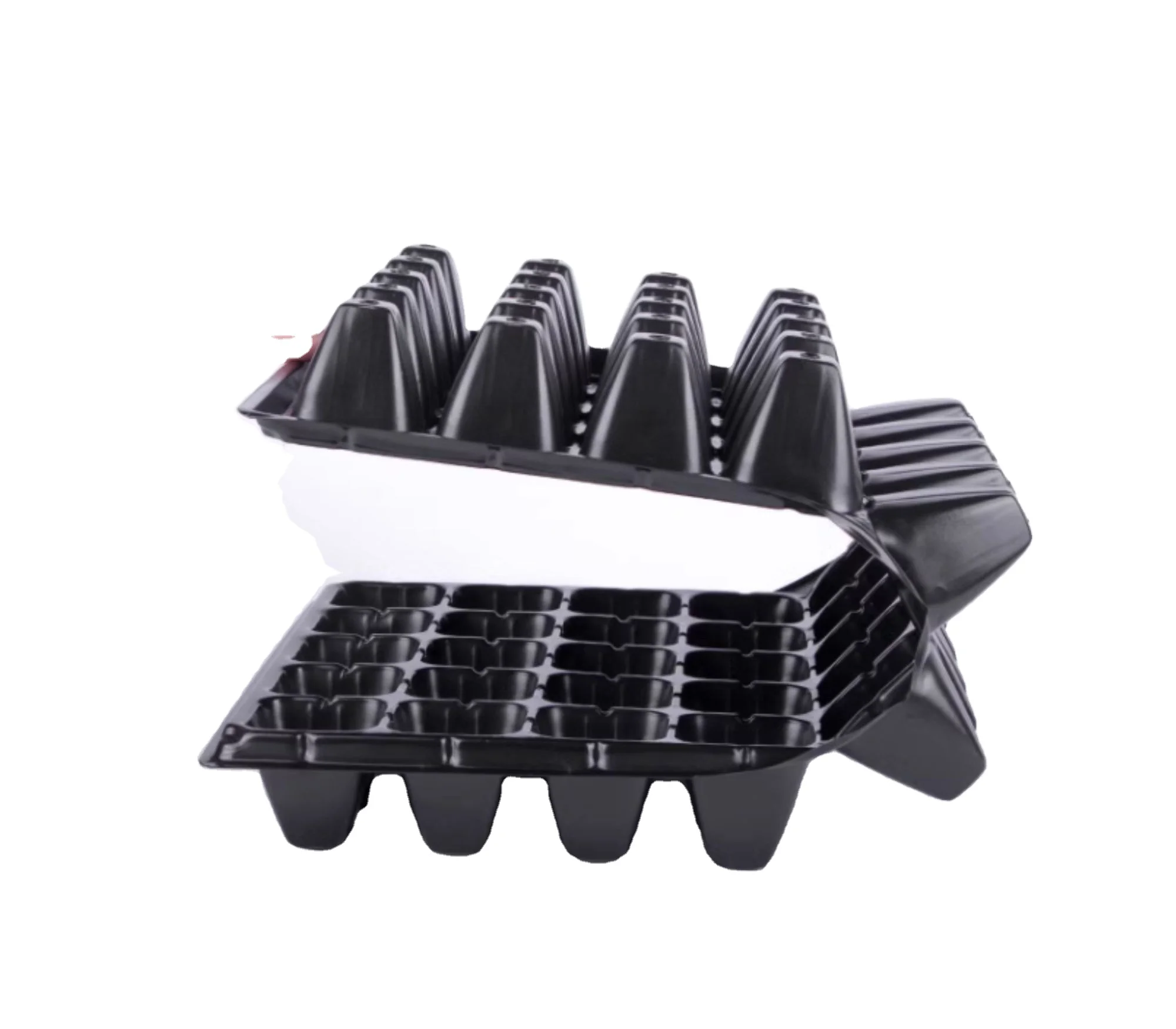 32 50 72 128  well cell seed entry tray starter tray for seedling planting, propagation, and germination stoppers