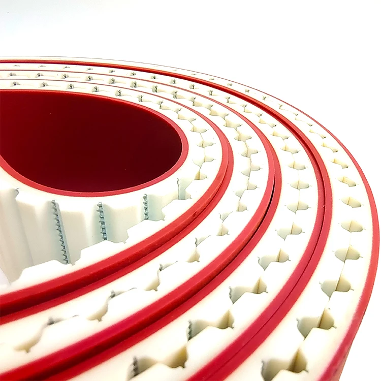 polyurethane toothed belt coated linatex T10/AT10