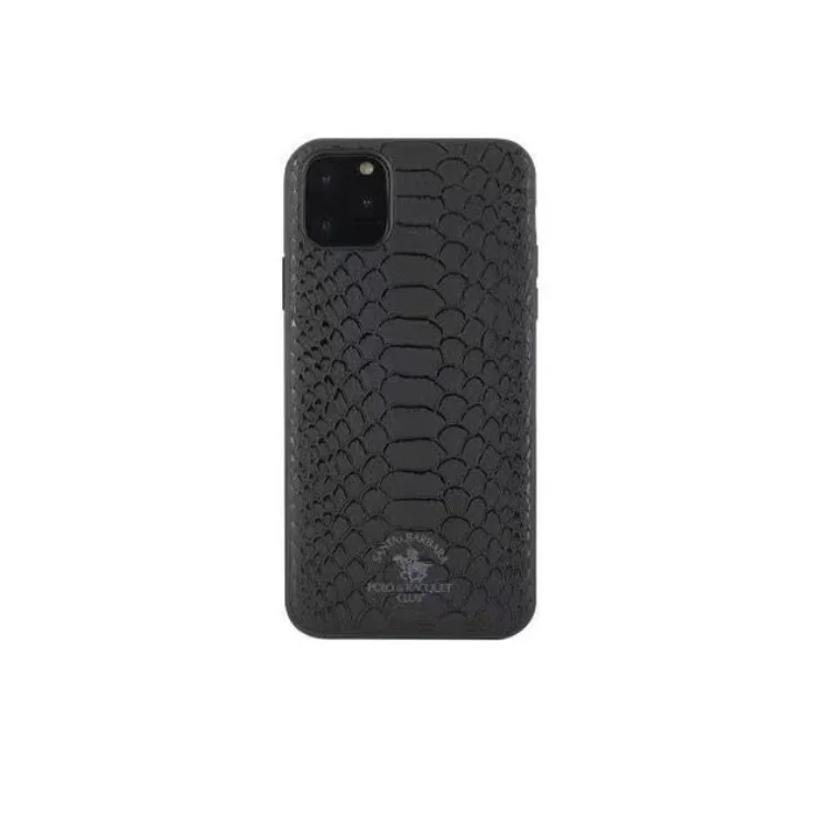 POLO Original Knight Series Leather Case For iPhone 11 12 13 14 Pro Max Snake Texture Phone Case for iPhone 14 Pro