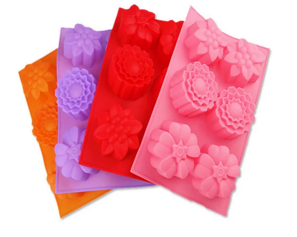 High Temperature Resistant Safe Cooking Candle Silicone Mold For Concrete