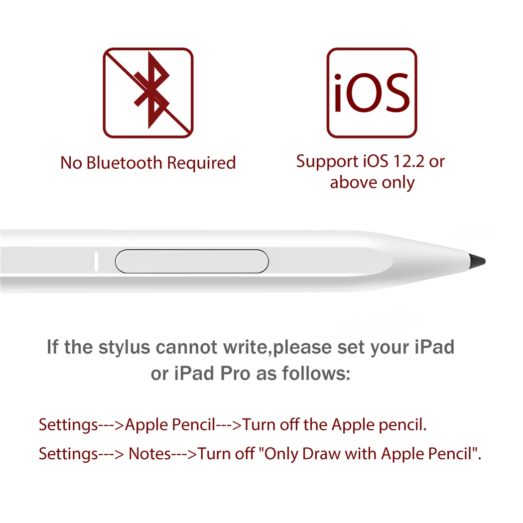 Стилус JYF для Apple iPad Pro 12 9 2020/2018 универсальный стилус сенсорного экрана ios 2