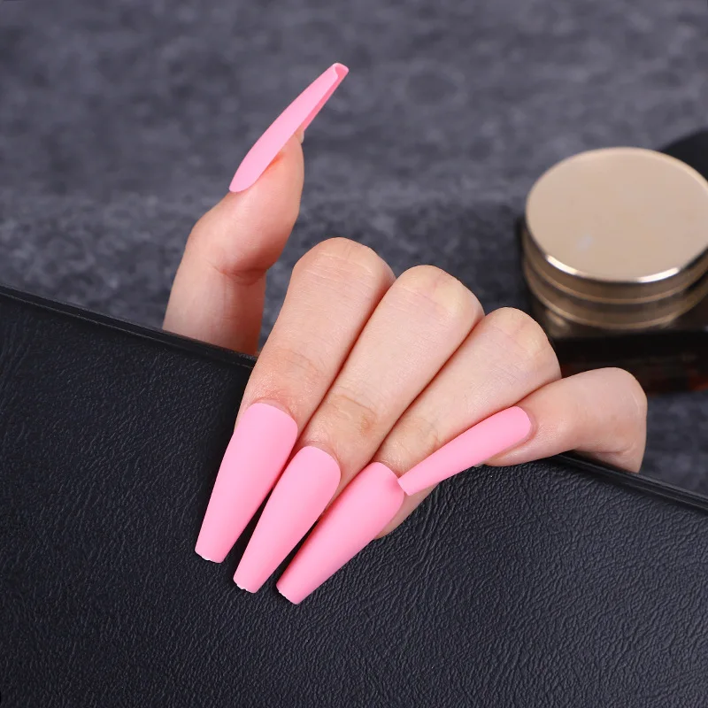 Christmas decorative artificial finger toe nails supplies hand made reusable press on nails false fake nails online with diamond