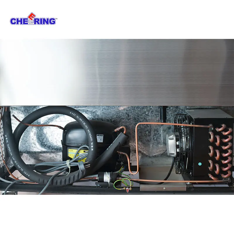 Commercial Restaurant Kitchen Equipment Pizza Prep Table Refrigerated Pizza Counter