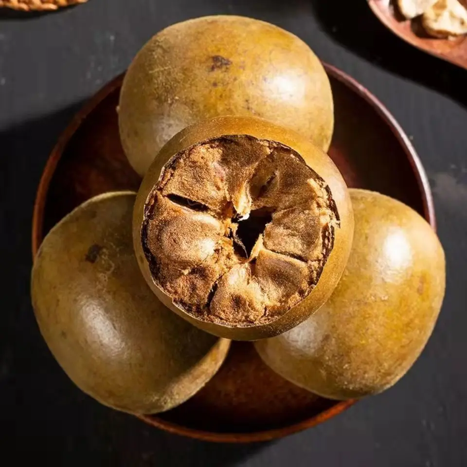 Momordica Grosvenori Monk Fruit Fructus Momordicae Luohanguo  Luo Han Guo Guilin Guangxi China