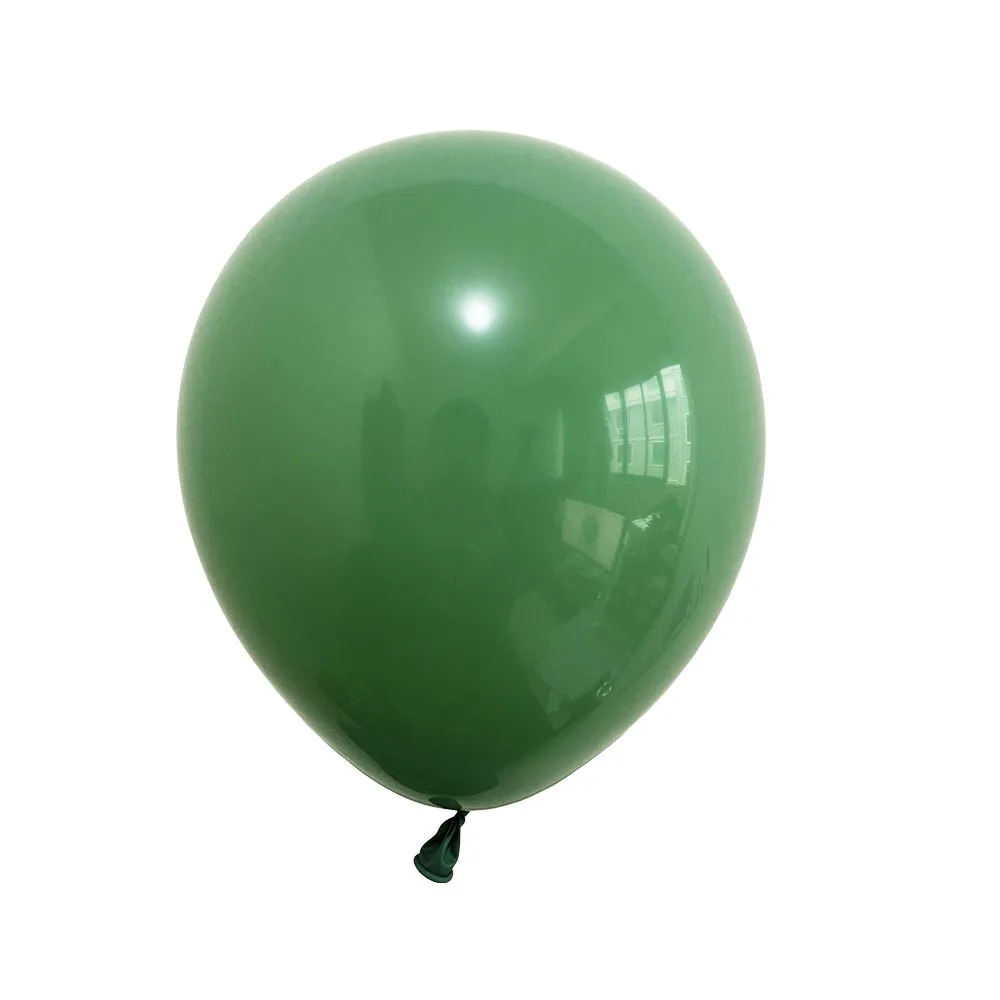 New product retro green happy birthday balloon chain set avocado green balloon arch garland scene layout party decor