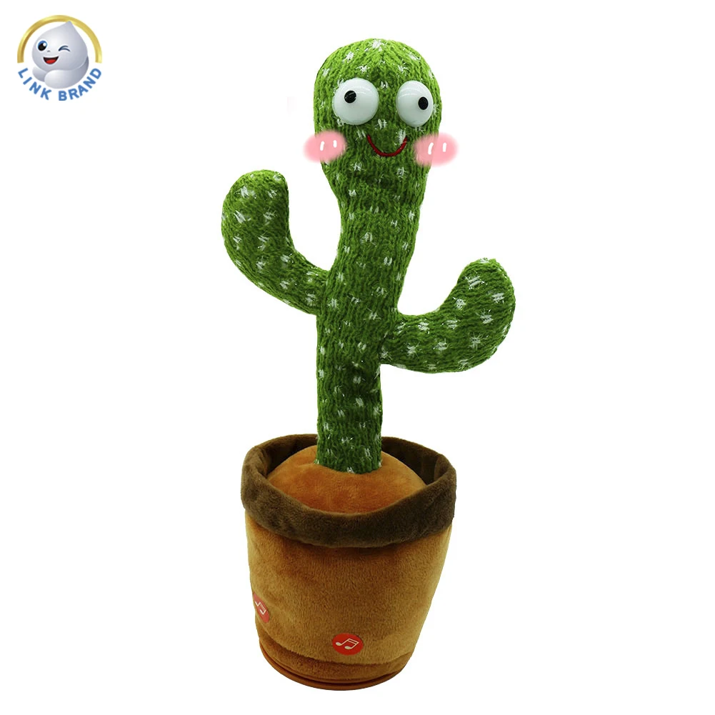 Tik Tok Dancing Talking Fancy Magic Artifical Kaktus Cactus Twisting Plush Stuffed Toy What You Say