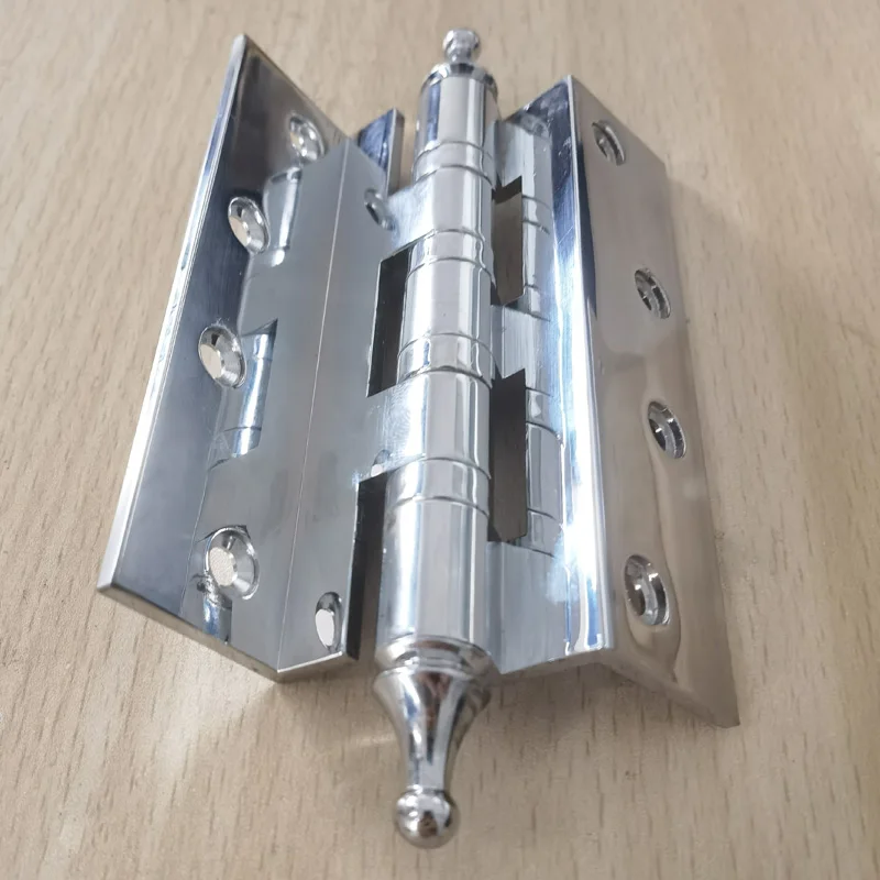 Koppalive modern 4 inch 5 inch Brass Cranked Folding Ball Bearing Bending Door Hinges