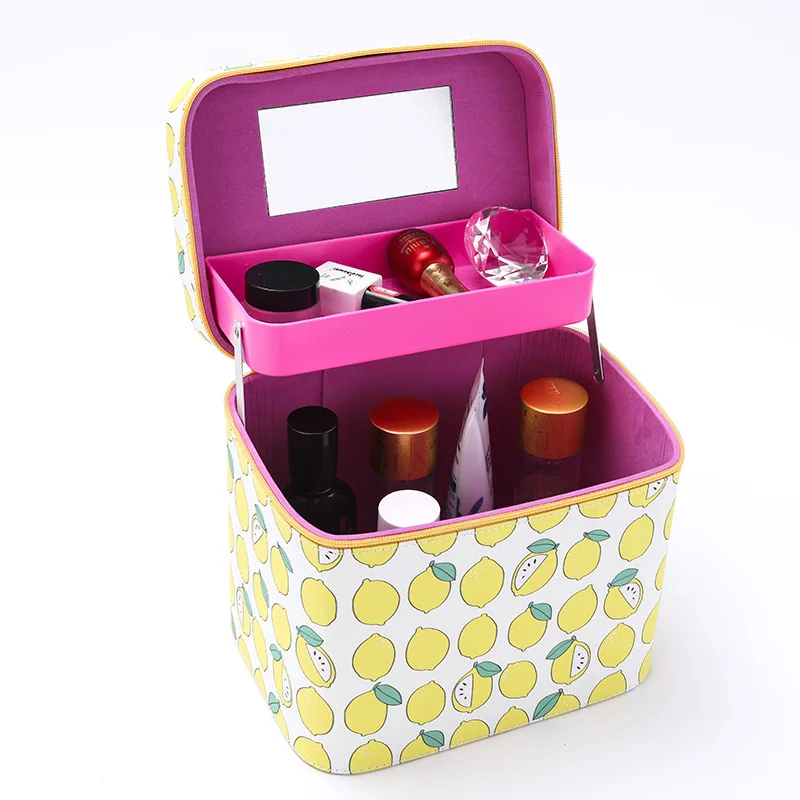 
Women Candy Professional Portable PU Makeup & Cosmetic Case For Storage & Travel 