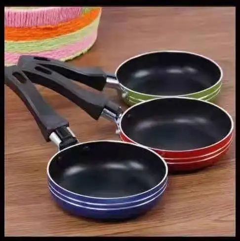 Aluminum Small Non-stick Frying Pan Roasting Pan Fried Eggs Saucepan Cookware Cooker For Cooking
